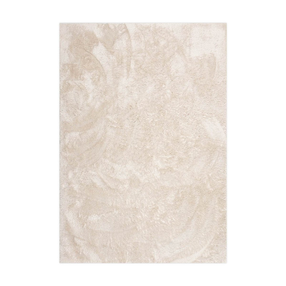 Hoogpolig vloerkleed Odelia beige|wit - Interieur05 - 330 x 240 cm