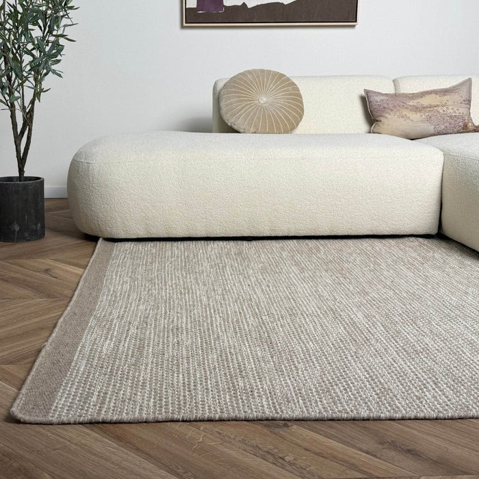 Wollen vloerkleed Taff beige - Interieur05 - 340 x 240 cm