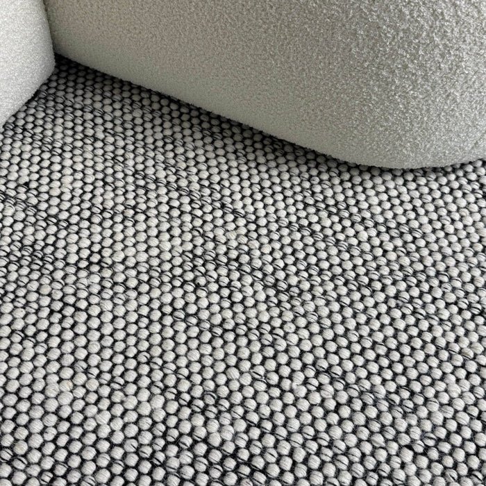 Wollen vloerkleed Taff wit|zwart - Interieur05 - 290 x 200 cm