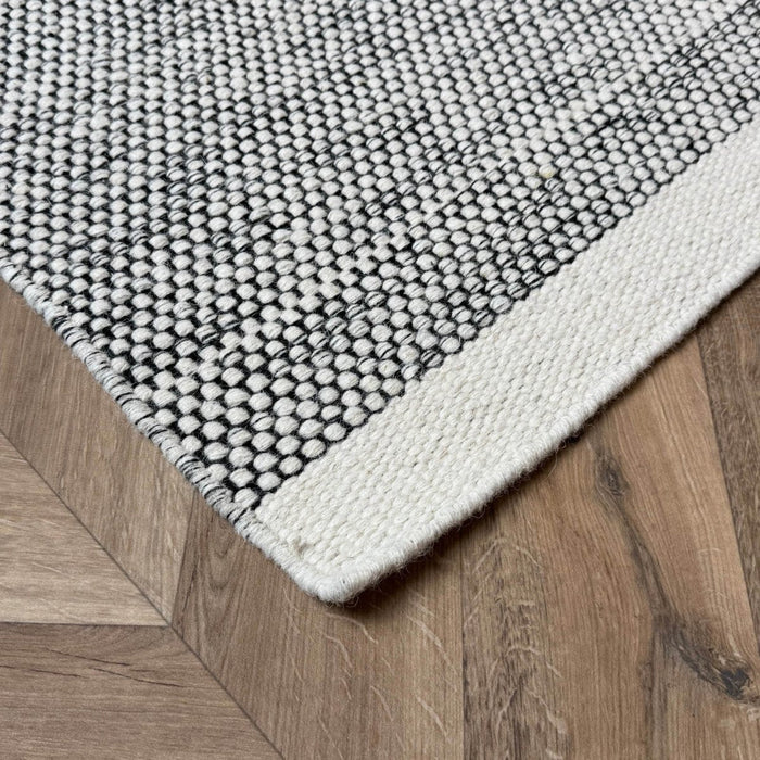 Wollen vloerkleed Taff wit|zwart - Interieur05 - 290 x 200 cm