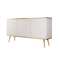 Meubella - Dressoir Orleans - Wit - 160 cm