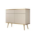 Meubella - Dressoir Orleans - Beige - 107 cm
