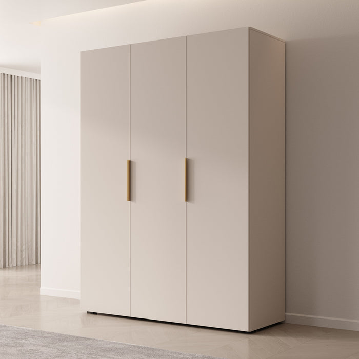 Meubella - Kledingkast Marquesa - Beige - 150 cm