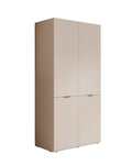 Meubella - Kledingkast Shelton - Beige - 101 cm