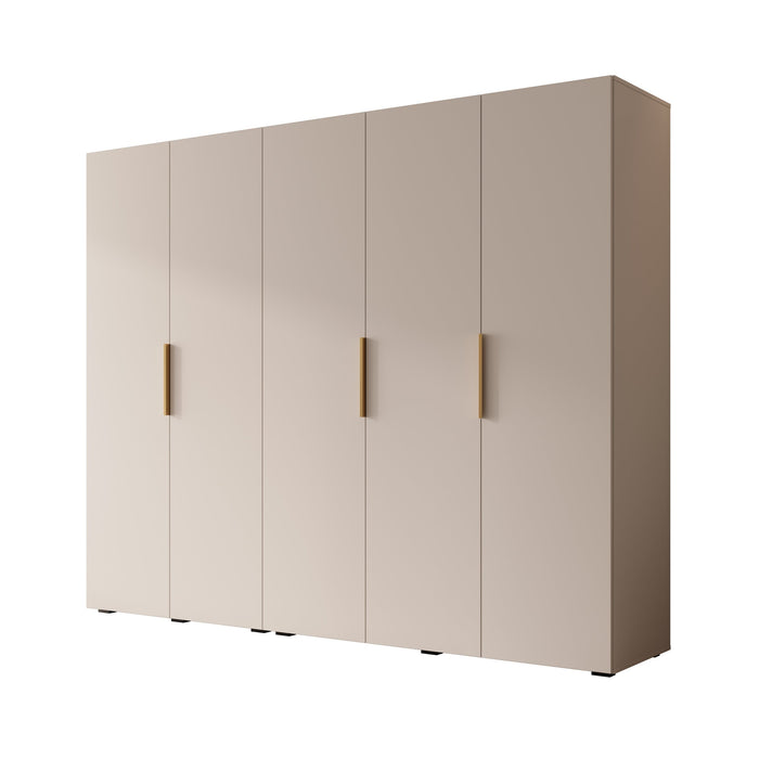Meubella - Kledingkast Marquesa - Beige - 250 cm