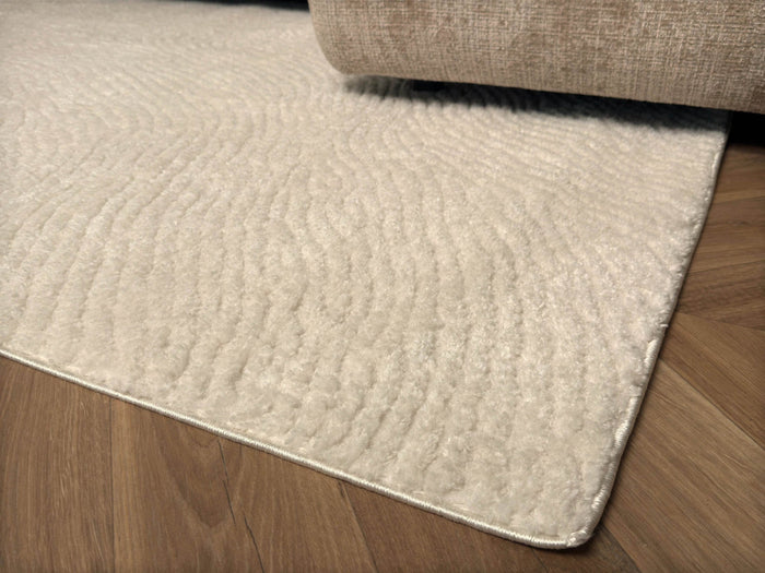 Interieur05 Scandinavisch vloerkleed Curve creme|wit - 240 x 330 cm