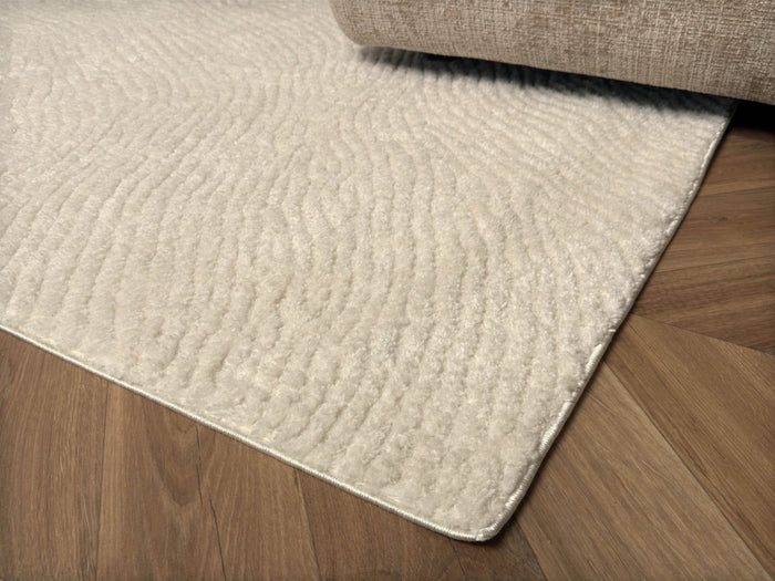 Interieur05 Scandinavisch vloerkleed Curve creme|wit - 240 x 330 cm