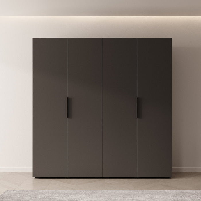 Meubella - Kledingkast Marquesa - Zwart - 200 cm