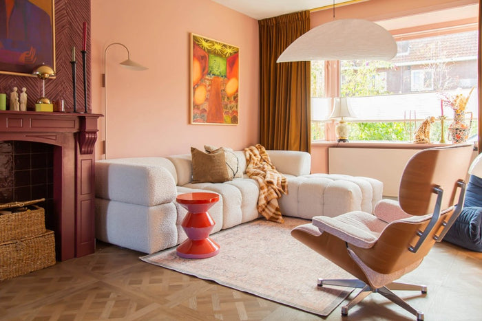 Interieur05 Vintage vloerkleed Sybil Groen|Beige - 290 x 200 cm