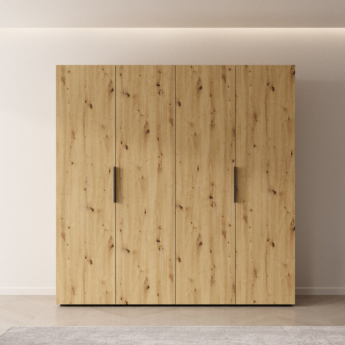 Meubella - Kledingkast Marquesa - Eiken - 200 cm