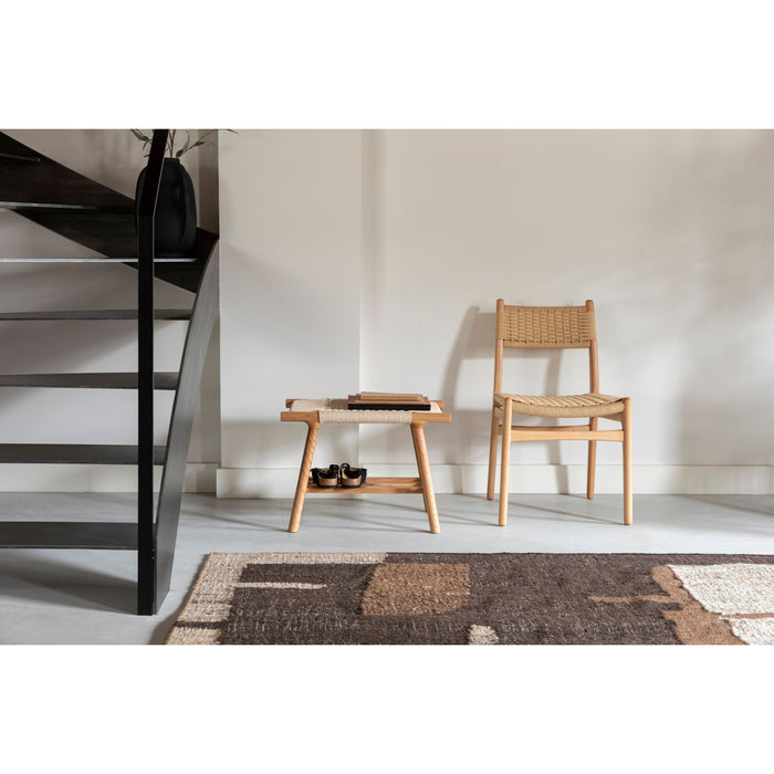 Dutchbone Cecile Eetkamerstoelen Hout Naturel - Set van 2