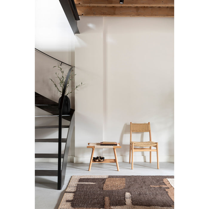 Dutchbone Cecile Eetkamerstoelen Hout Naturel - Set van 2