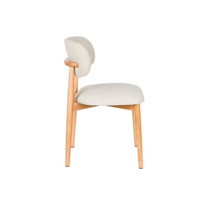 Housecraft Living Elle Eetkamerstoel Beige - Set van 2