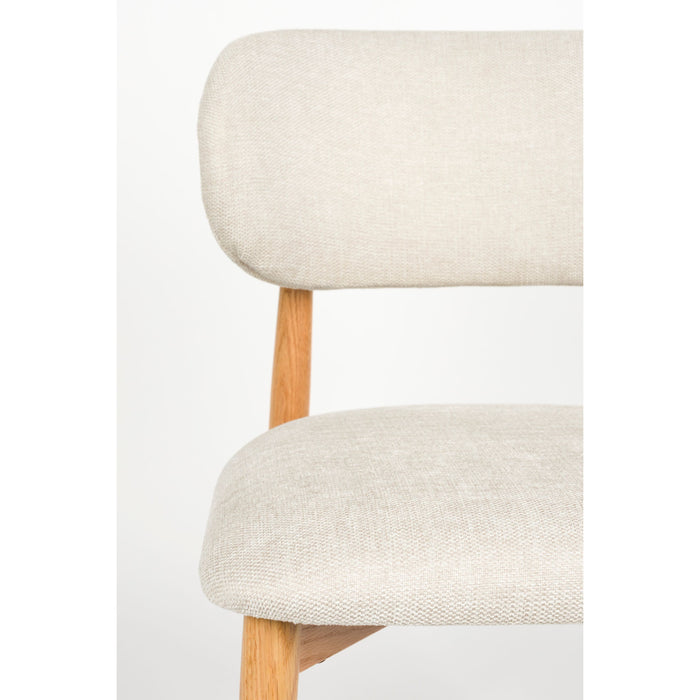 Housecraft Living Elle Eetkamerstoel Beige - Set van 2