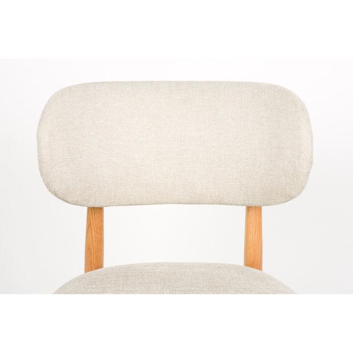 Housecraft Living Elle Eetkamerstoel Beige - Set van 2