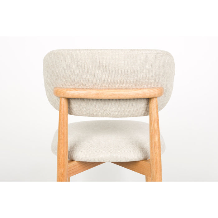 Housecraft Living Elle Eetkamerstoel Beige - Set van 2