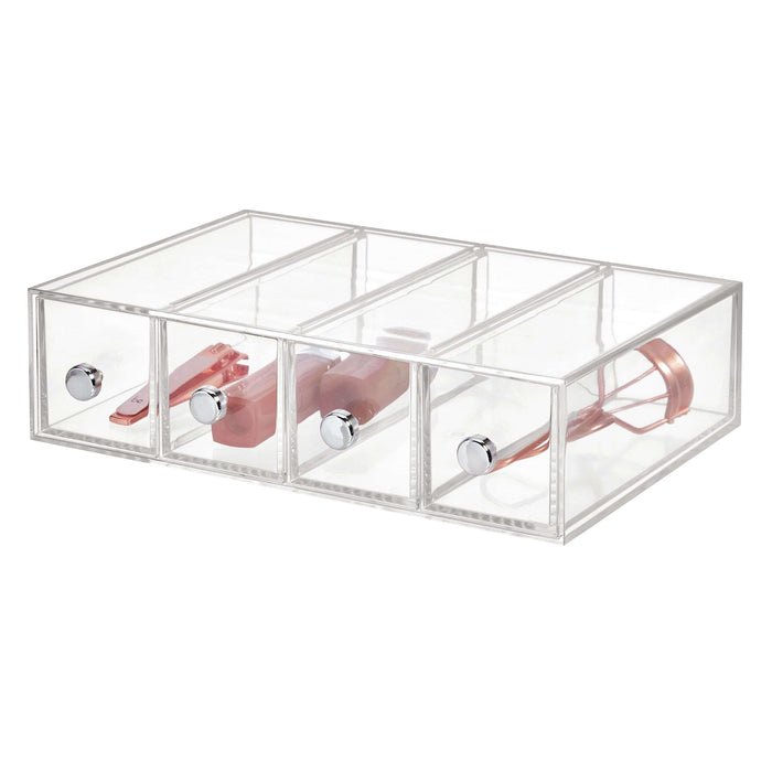 Ladekast, Make-up Organizer, Small, 4 Lades, 6.6 x 17.7 x 25.2 cm, Tra