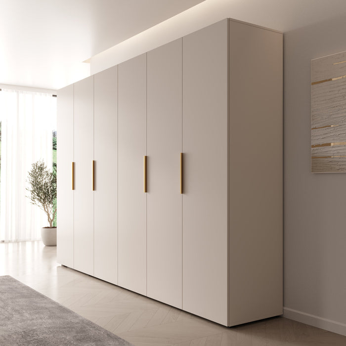 Meubella - Kledingkast Marquesa - Beige - 300 cm