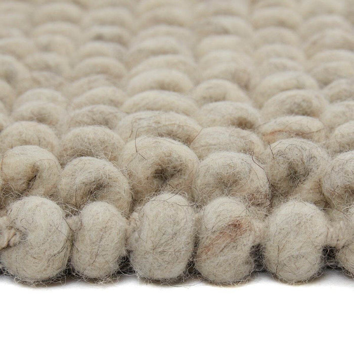 Interieur05 Wollen vloerkleed  Lecco wit|beige - 160 x 230 cm