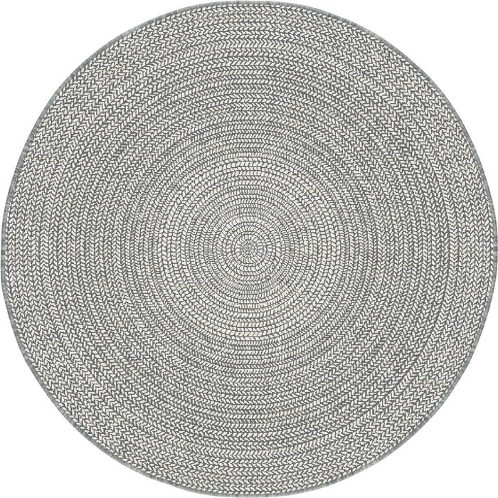 Rond buitenkleed Solid grijs - Interieur05 - 200 x 200 cm