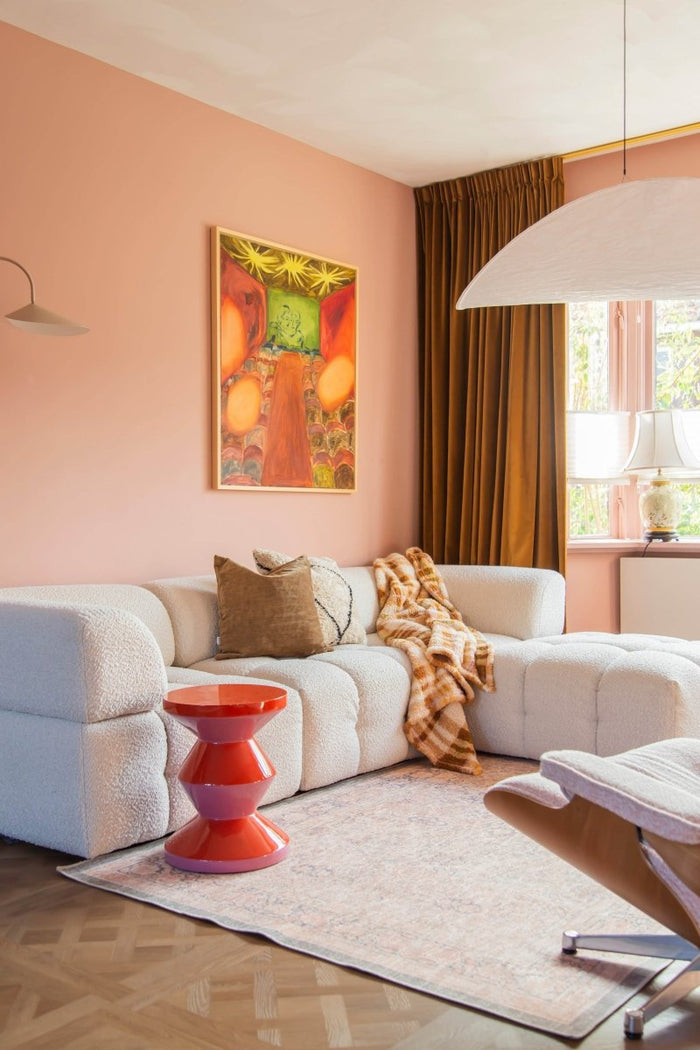 Interieur05 Vintage vloerkleed Sybil Groen|Beige - 290 x 200 cm