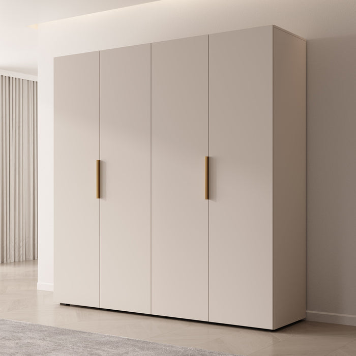 Meubella - Kledingkast Marquesa - Beige - 200 cm