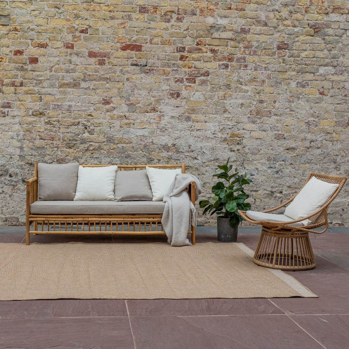 Interieur05 Jute buitenkleed Naturel Border - 280 x 380 cm