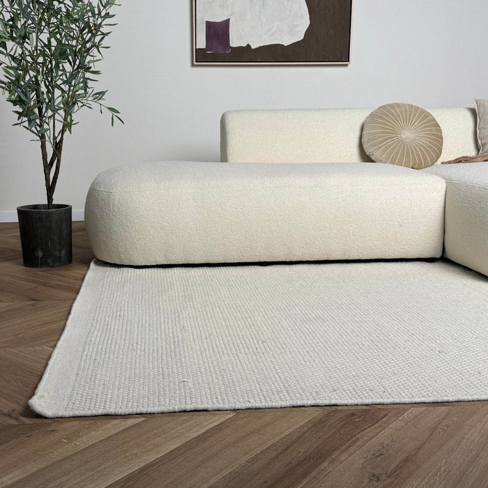 Wollen vloerkleed Taff wit|beige - Interieur05 - 340 x 240 cm