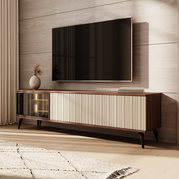 Meubella - Riverhead - TV-Meubel - Beige|Eiken - 180 cm