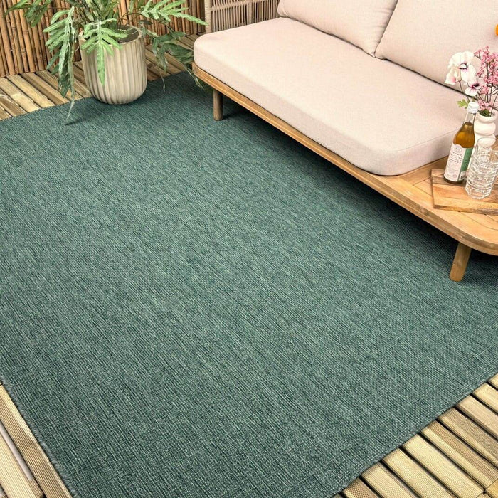 Buitenkleed Tone groen - Interieur05 - 200 x 290 cm