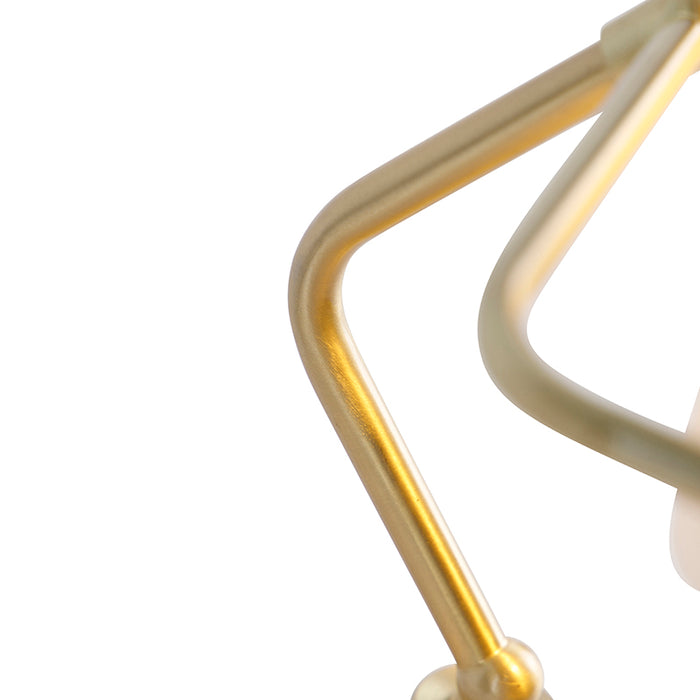 QAZQA Klassieke notarislamp goud met opaal glas - Banker