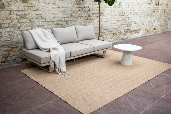 Interieur05 Jute buitenkleed Naturel ZigZag - 280 x 380 cm