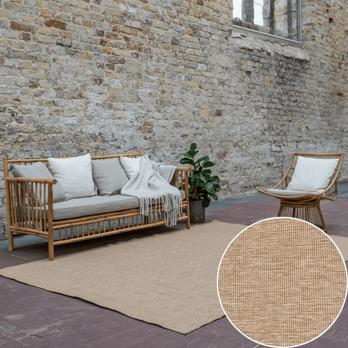 Interieur05 Jute buitenkleed Naturel Uni - 280 x 380 cm