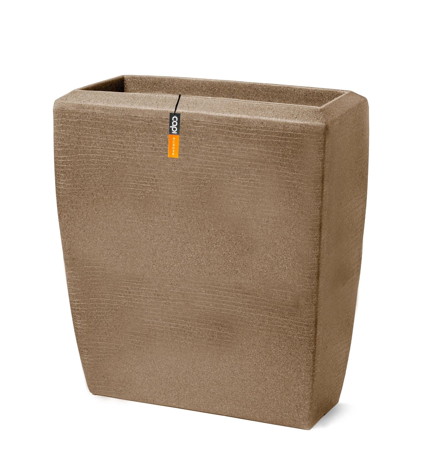 Capi Europe - Bak rechthoek hoog Arc Granite - Warm taupe - 90x35x60