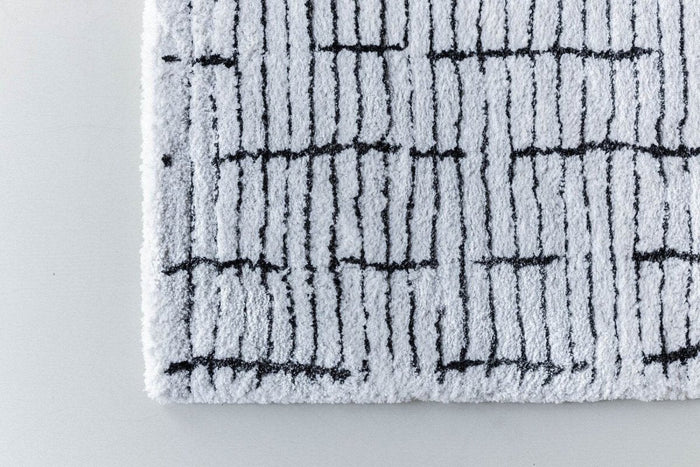 Interieur05 Vloerkleed Rectangle Creme wit|Zwart - 160 x 230 cm