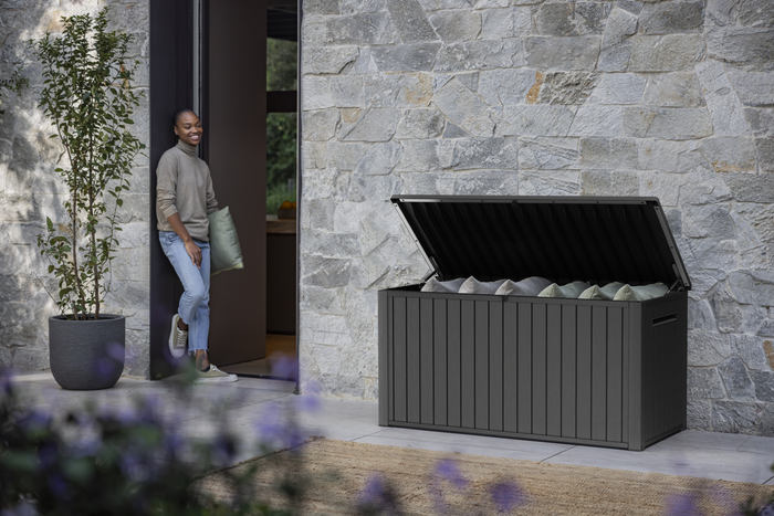 Keter Southwood Opbergbox - 643L - 146,3x73x70 cm - Grijs