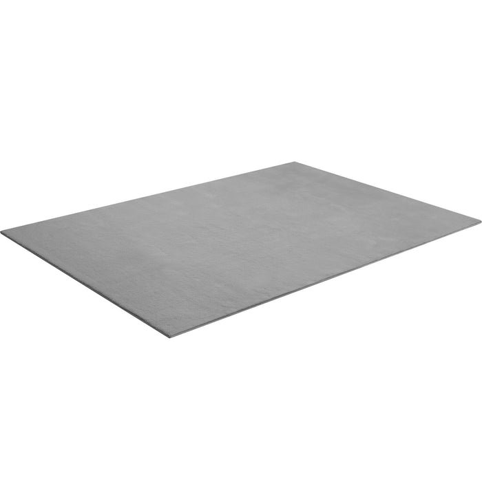 tectake® Kortpolig vloerkleed Soft Zone 120 x 170 cm - Grijs