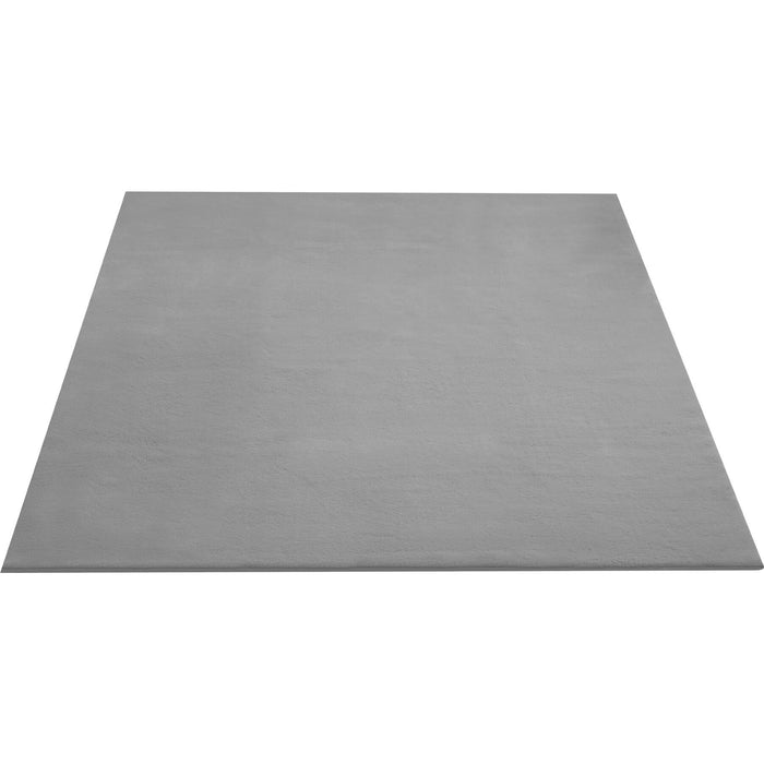 tectake® Kortpolig vloerkleed Soft Zone 120 x 170 cm - Grijs