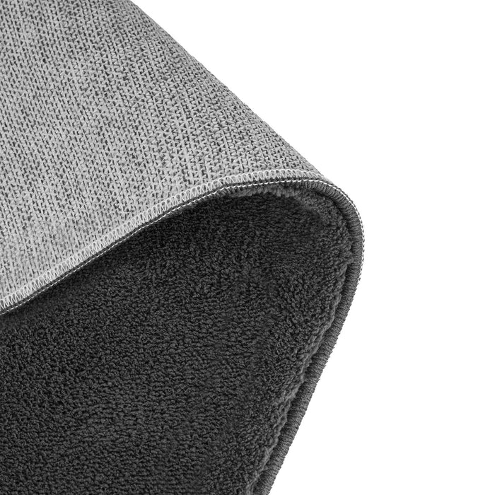 tectake® Kortpolig vloerkleed Soft Zone 160 x 230 cm - Antraciet