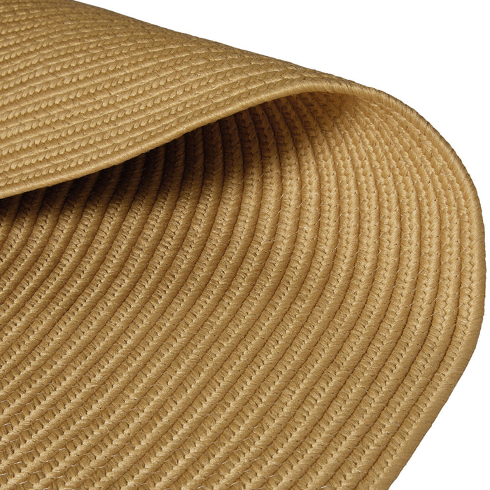 tectake® Geweven vloerkleed Raya in jute-look, voor binnen en buiten