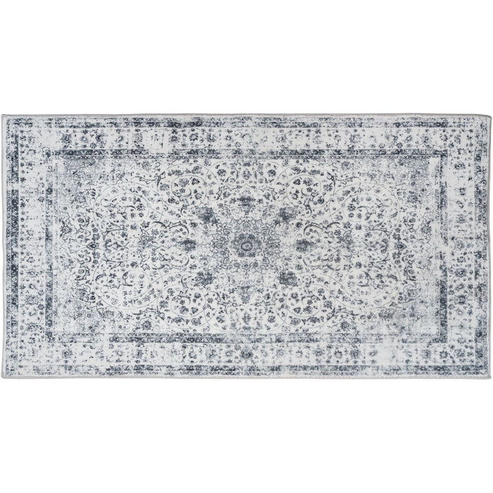 tectake® Vintage design vloerkleed Aliya, laagpolig 60 x 110 cm