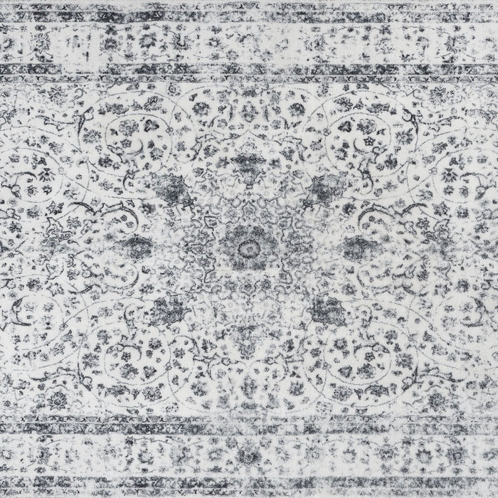 tectake® Vintage design vloerkleed Aliya, laagpolig 60 x 110 cm