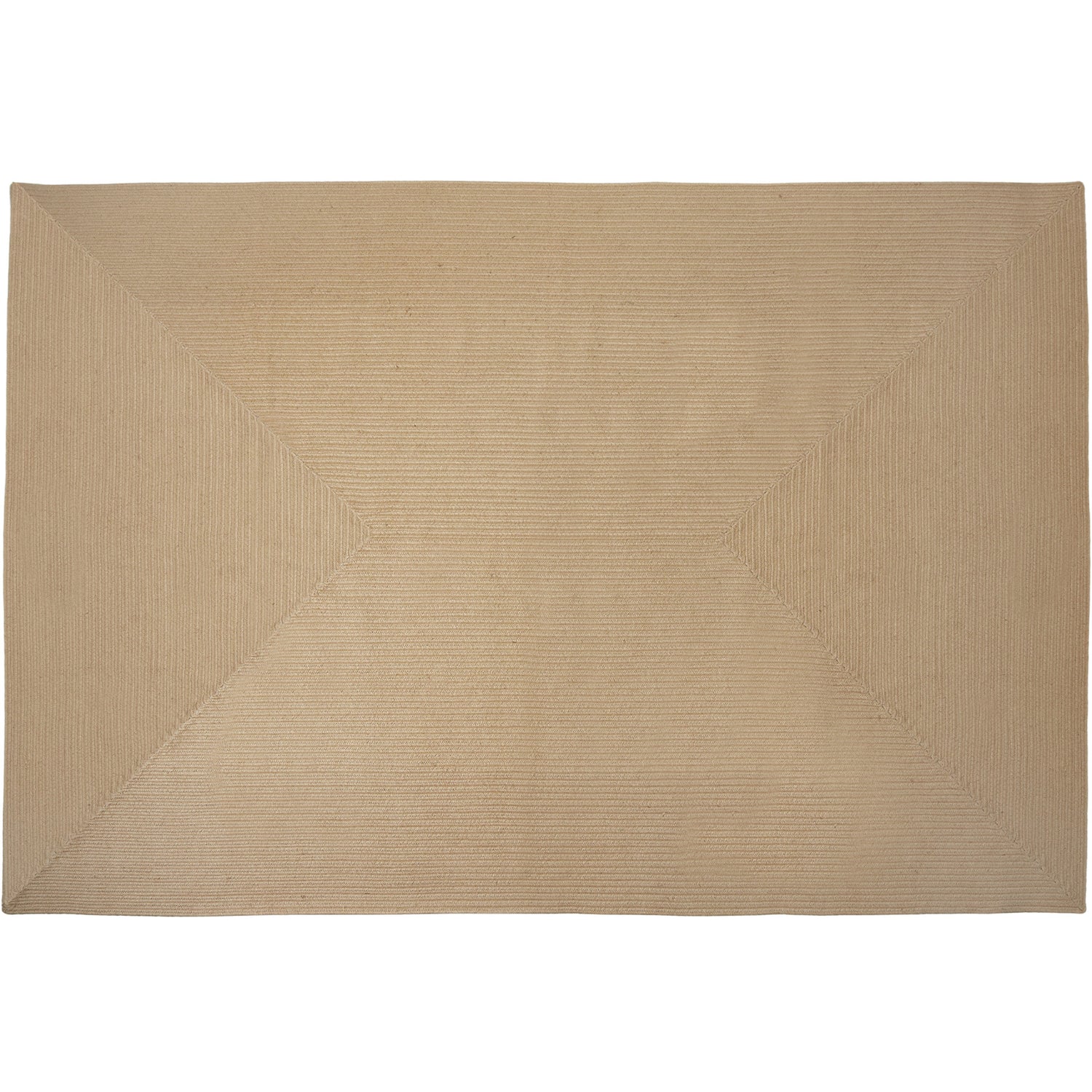 tectake® Gevlochten vloerkleed Vibe van jute, boho-stijl 200 x 290 cm
