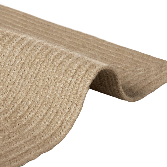 tectake® Gevlochten vloerkleed Vibe van jute, boho-stijl 200 x 290 cm