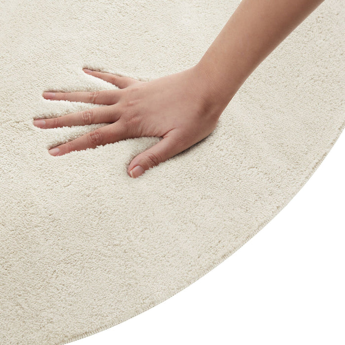 tectake® Kortpolig vloerkleed Soft Zone - Crème
