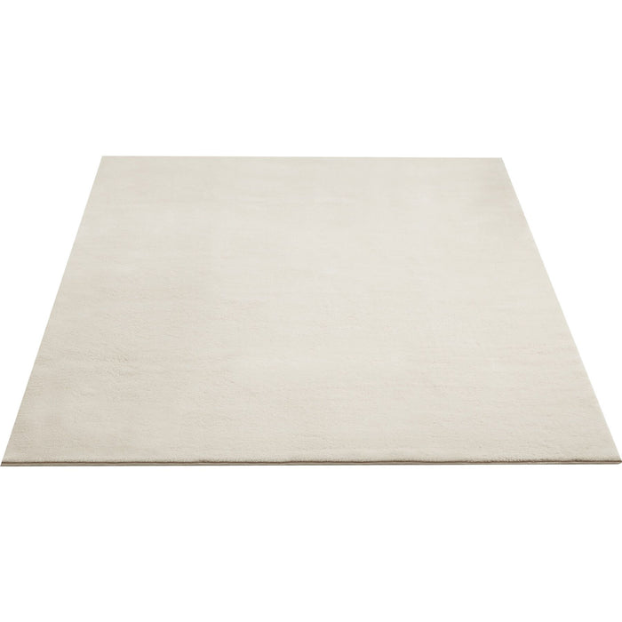 tectake® Kortpolig vloerkleed Soft Zone 160 x 230 cm - Crème