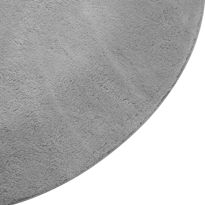 tectake® Kortpolig vloerkleed Soft Zone - Grijs