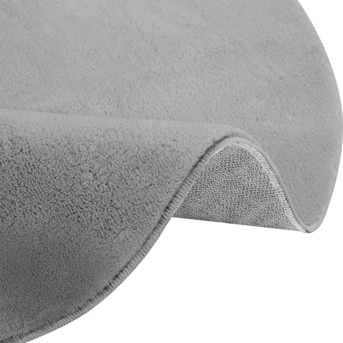 tectake® Kortpolig vloerkleed Soft Zone - Grijs