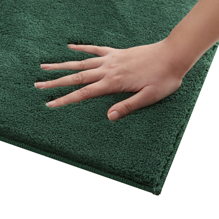 tectake® Kortpolig vloerkleed Soft Zone 160 x 230 cm - Groen