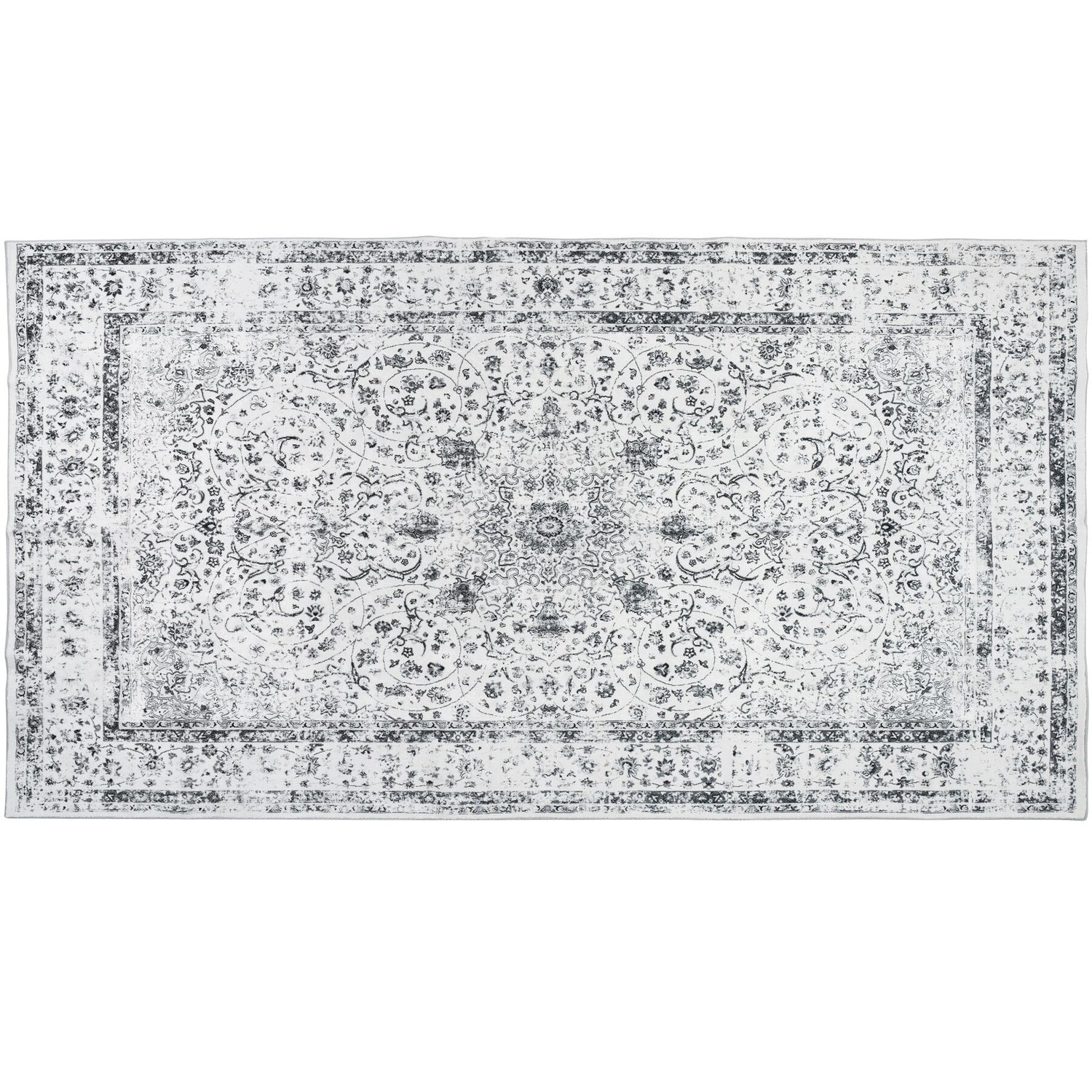 tectake® Vintage design vloerkleed Aliya, laagpolig 80 x 150 cm